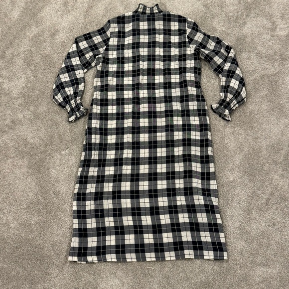 Baum Und Pferdgarten Anamay Midi Dress Black and White Plaid Size 38 (US 6) EUC - Picture 7 of 13